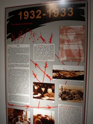 Виставка в Лісабоні, Голодомор 32-33 років